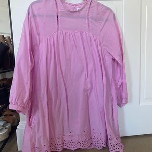 UO pink dress with built in shorts